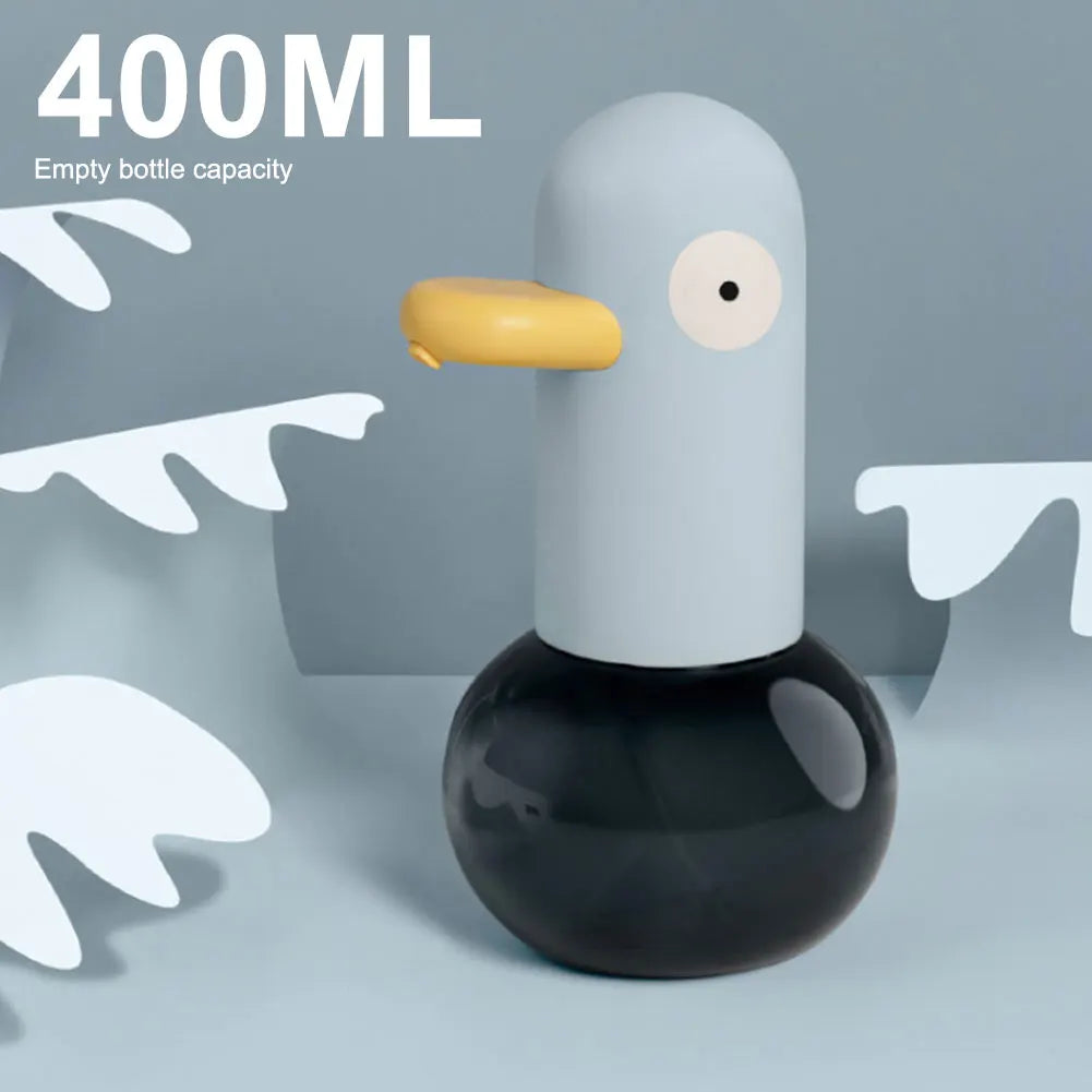 Cute Duck Hand Soap Dispenser Touchless Electric Soap Dispenser Rechargeable Hands Free Auto Soap Dispenser for Bathroom Kitchen